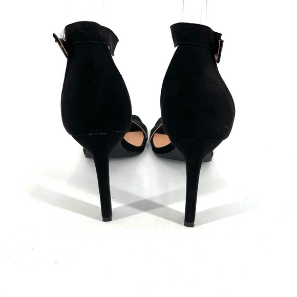 Madden Girl ARA Square Toe Suede Ankle Strap Heel - Picture 4 of 7